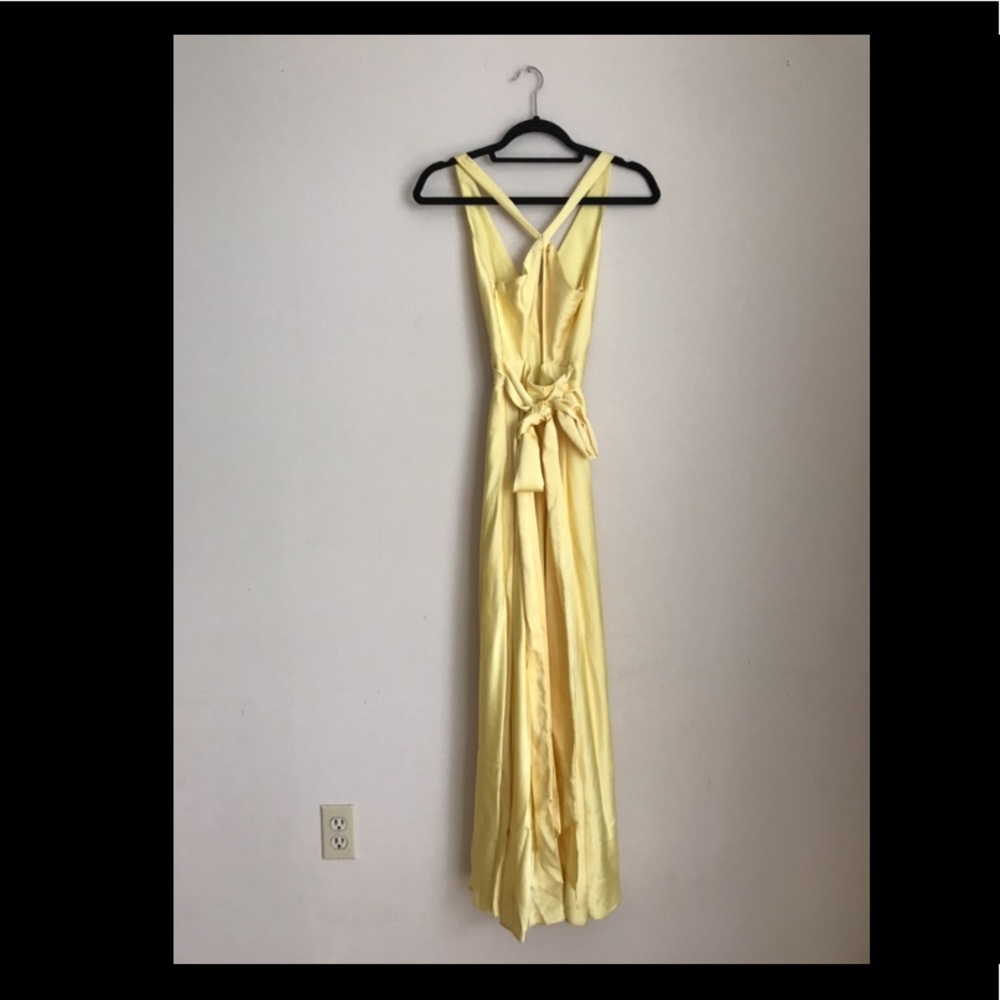 BCBG Yellow Gold Gown